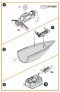 1/72 F-86A closed canopy frame detail set for Clear Prop image 2
