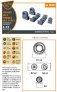 1/72 Wessex HC.2 wheel set type 1 for Airfix image 1