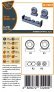 CLEAR PROP 1/72 Ki-46 Set de roues pour maquette image 1