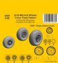 1/48 B-25 Mitchell wheels Cross Tread Pattern