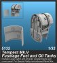 1/32 Tempest Mk.V Fuselage Fuel & Oli Tanks