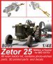 1/48 Zetor 25 Military with Towbar for MiG 15/17s