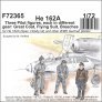 1/72 He-162A Pilots each in different gear image 1