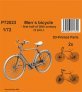 1/72 Mens bicycle 1st half of 20th century, 3x