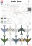 1/72 Hawker Hunter RAF, FAA, Swiss, Sweden image 2