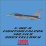 1/72 F-16C/F-16D Falcon 142 sq 2023 New Tail Yellow Horn