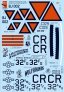 1/32 F-15 Wolfhounds Orange triangles Dutch decal image 1