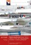 1/72 Registrations/serials Gloster Meteor, F-104, NF-5, F-16