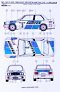 1/43 BMW M3 1990 ADAC Deutschland Rallye decal