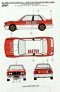 1/24 BASTOS logo M3 Rally Tour De Corse 1989