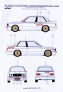 1/24 BMW M3 Winner 1988 Spa 24 hrs BASTOS logo decal