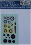1/144 Decals RAF roundels Type A, A1&B (2 sets)