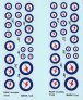 1/144 Decals RAAF roundels (2 sets)