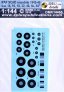 1/144 SEAC roundels 1942-46, 2 sets