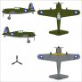 Dora Wings Vultee P-66 Vanguard 1/48 image 5