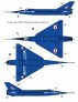 Dora Wings 1/48 Fairey Delta 2 Maquette Avion image 7