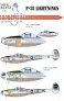 Eagle Cal D�calcomanies P-38J/L Lightning 1/32 Pudgy V Happy Jac