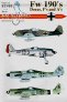 Eagle Cal 1/48 D�cals Focke-Wulf Fw-190 A/D/F