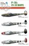 1/48 Lockheed P-38 Lightnings in Europe