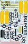 D�cals 1/48 Lockheed F-94B Starfire 68FIS 319FIS Cor�e