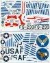D�cals 1/48 Republic F-84E Thunderjet Skyblazers image 2