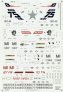 D�cals F-16A Fighting Falcon ANG & NASA 1/72 image 1