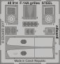 1/48 Grumman F-14A grilles STEEL