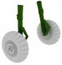1/72 Bf 110 E wheels (EDU) image 1