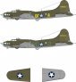 Eduard Mask 1/48 B-17F US National Insignia & Letters Revell