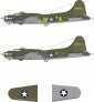 Eduard Mask 1/48 B-17F US National Insignia & Letters Revell