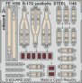 1/48 B-17G seatbelts STEEL