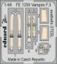 1/48 Vampire F.3 seatbelts STEEL