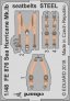 1/48 Sea Hurricane Mk.Ib seatbelts STEEL