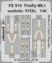 1/48 Fairey Firefly Mk.I seatbelts STEEL