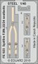1/48 Spitfire F.Mk.22/24 seatbelts STEEL colour photoetched ZOOM