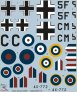 Exotic Decals Messerschmitt Bf-110 C-5 1/72 image 1
