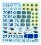 1/72 Ukrainian Su-27 and Su-27UB geometric camouflage & Stencil image 3