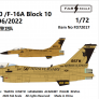 1/72 USAF Golden Viper F-16C Block 30 /General-Dynamics F-16A B image 1