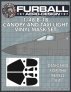 1/48 Rockwell B-1B Canopy and Taxi Light masks