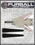 1/48 Grumman F-14A Tomcat Spoiler & Flap Mask Set