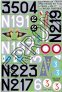 1/72 Spad 510 Additional badges and numbers