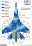 1/48 Ukrainian Sukhoi Su-27P1M Flanker B Digital Camouflage image 4