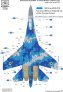 1/72 Ukrainian Su-27 P1M Flanker B Digital Camouflage decals image 2