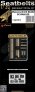 HGW Ceintures de s�curit� Me 262 Schwalbe 1/32 Laser