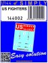 HGW Ceintures de s�curit� 1/144 Chasseurs US Simply