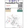 1/48 Seatbelts Focke-Wulf Fw-190 SIMPLY image 1