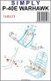 1/48 Seatbelts P-40E Warhawk SIMPLY image 1