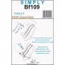 HGW Ceintures de s�curit� Bf 109 Simply 1/48 image 1