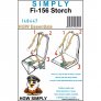 HGW 1/48 Ceintures de s�curit� Fi 156 Storch SIMPLY image 1