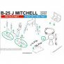 1/48 North-American B-25J Mitchell Basic Line Basic Line image 1